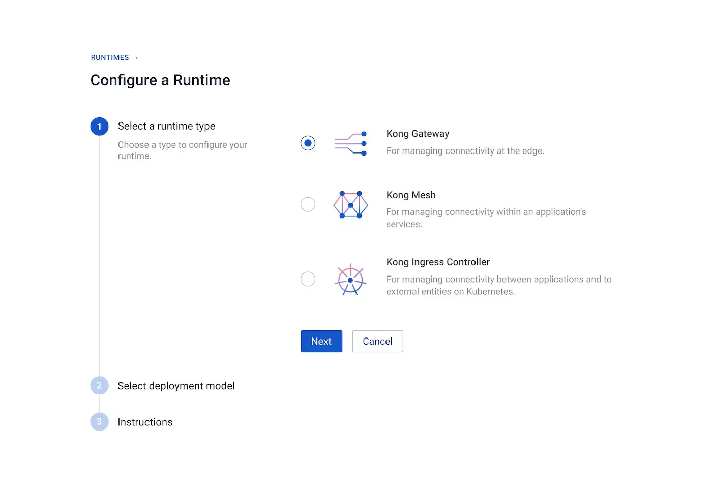 screenshot of Kong Konnect